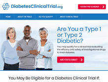 Tablet Screenshot of mydiabetestrial.com